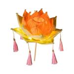 Künstliche handgehaltene Blumenkerzenlichter,Blumenkerzenlampe für das Mondfest und die asiatische Hochzeitsdekoration