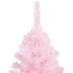 Künstlicher Weihnachtsbaum mit Ständer Christbaum Tannenbaum Kunstbaum Weihnachten Künstlicher Weihnachtsbaum Weihnachtsdeko Rosa 240 cm PVC