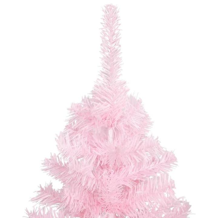 Künstlicher Weihnachtsbaum mit Ständer Christbaum Tannenbaum Kunstbaum Weihnachten Künstlicher Weihnachtsbaum Weihnachtsdeko Rosa 240 cm PVC