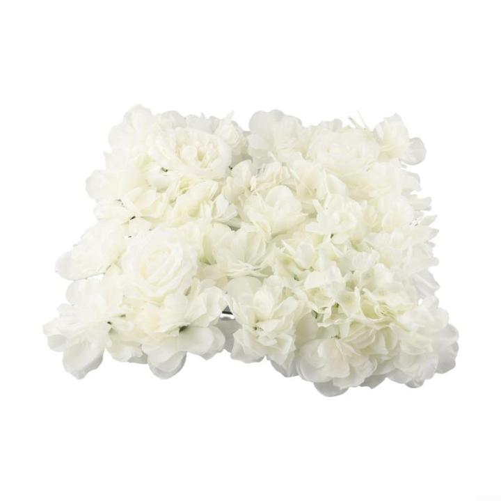 Stilvolle künstliche Blumen-Wandpaneel für Hochzeiten, Partys und Heimdekor-Design (1#)