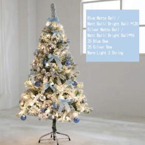 Leichter künstlicher Weihnachtsbaum, beflockter Schnee mit Ornamenten, Metallbeinen, Glasfaser-Baum, klassisch für Dekorationen im Innenbereich, 9,8 Fuß, modisch，A-9.8Ft(300CM