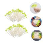 4 Sätze Künstliche Bohnensprossen Home Decor Wohnungsdeko Restaurant-Display-gemüse Realistisches Obstspielzeug Sojasprossen Aus Kunststoff Künstliches Gemüse Plastik 50 Stüc
