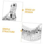 4 Stück Disco-Banane Bananenverzierung Reflektierendes Disco-Ornament Gefälschte Banane Bühnenbeleuchtungskugel Reflektierende Discokugel Hängende Discokugel Bananenfigur Glas