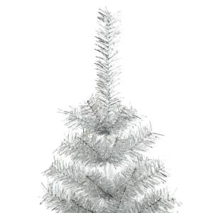 Christbaum künstlich,USB Weihnachtsbaum,Tannenbaum,Künstlicher Weihnachtsbaum mit Ständer Silbern 240 cm PETchristmas Tree,Weihnachtsbaum mit Beleuchtung,