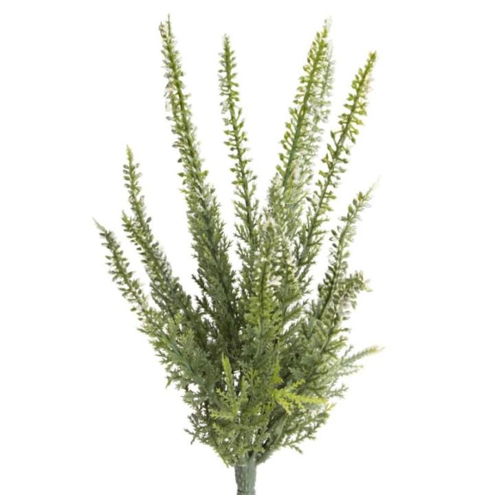 kunstmatige Erika/Erikabousch/heide met 15 stelen Kleur: crème-wit (2 stuks)