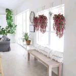 Kunstlavendel, , paarse , voor bruiloft, muur binnen en buiten, hangende plantenbak, balkon, hek, rooster