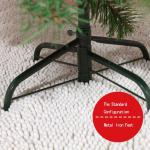 geschmückter künstlicher Weihnachtsbaum, komplett aus tannenholz, mit tannenzapfen aufklappbar, Weihnachtsbaum-metallständer für saisonale Feiertage – grün, 7,8 fuß, das Ne