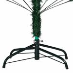 Kunstkerstboom met verlichting en ballen, dennenboom, kerstboom, decoratieve boom, kunstboom, kerstdecoratie, kerstdecoratie, kerstsfeer, kerstdecoraties, groen, 210 cm