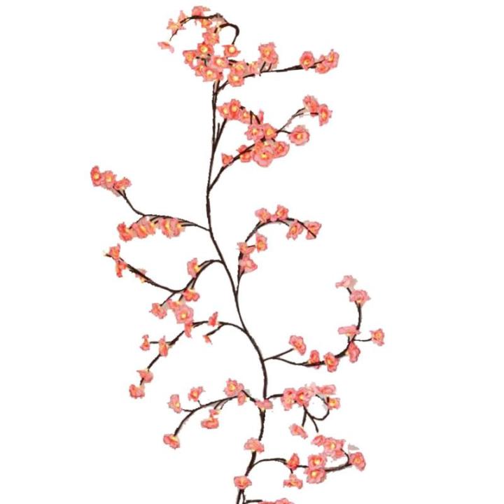 Beleuchteter rosa Baum, rosa Baumlampe,LED-Tisch-Kunstblumen-Bonsai | Blumenlichter mit Fernbedienung, Dimm- und Timerfunktion für Schreibtisch, Fensterbank,