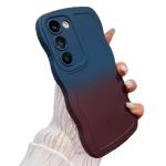 Miagon Gradient esthetische golfhoes voor Honor 90 Pro, schattige golven, telefoonhoes voor dames en meisjes, krullend frame, design, siliconen TPU bumper beschermhoes