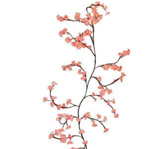 Rosa Bonsai-Baum-Licht, LED-Kunstblumen-Bonsai-Baum | Blumenlampe mit Timerfunktion | Blumenlichter mit Fernbedienung, Dimm- und Timerfunktion für Schreibtisch, Fensterbank,