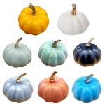 Künstlicher Jute-Kürbis für Thanksgiving-Dekoration, verschönern Sie mühelos die Herbstästhetik Ihres Hauses (grün)