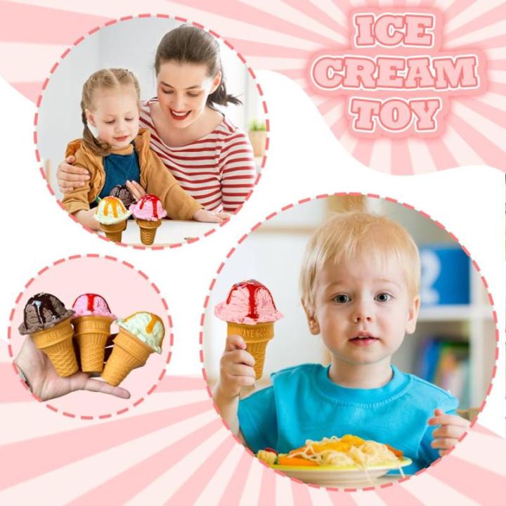 Künstliche Eisportionierer, realistische Simulation, Nachahmung von künstlichen Lebensmitteln, Desserts, Modellnachbildung, gefälschte Eiskugeln, Fotografie-Requisite für Zuhau