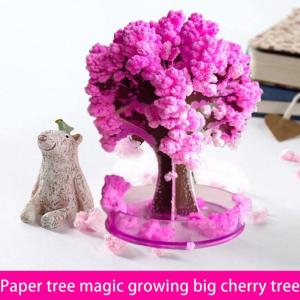 【UK Stock】Mini kerstboom magie groeien, papieren boom DIY kristal kweekkit/ornamenten decoratie speelgoed nieuwigheid kerstcadeau jongens meisjes wetenschapskits en speelgoed l