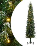 Kunstkerstboom, slank, dennenboom, kerstboom, oncht, kerstdecoratie, 300 leds, 180 cm