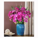 Kunstblumen Künstliche Blumen, Ochiden, Pflanzen, künstliche Orchidee im Topf, Pflanzen, Bonsai, schöne Dekoration für Hochzeit, Büro, Zuhause für jeden Anlass