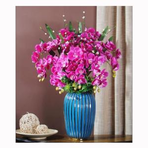 Kunstblumen Künstliche Blumen, Ochiden, Pflanzen, künstliche Orchidee im Topf, Pflanzen, Bonsai, schöne Dekoration für Hochzeit, Büro, Zuhause für jeden Anlass