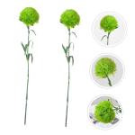 2St kunstpflanze kunstplflanze dekoring pflanzendeko blumenvasen falsche grüne Stiele Buchsbaum Kugel zimmerpflanzen Pflanzen dekor Büro künstliche Pflanzen Weich-PVC Light Gree