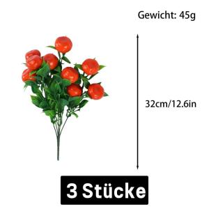 , 30 stuks, , voor buiten, zoals echte planten, weerbestendig, kunstdecoratie, plastic, voor balkon, tuin, balkonbak, buiten, binnen, 1307