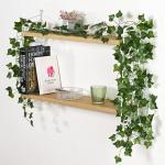 3 stuks kunsthangplanten, hangende , 95 cm, onderhoudsvrije , wijnstok, groene planten, plastic planten voor binnen en buiten, tuin, wanddecoratie
