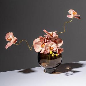 Kunstblumen Künstliche Blumen – Glas und Silikon, Elegantes Herzstück für Esstische, Büros und Hochzeiten – vielseitiges Design für jeden Anlass
