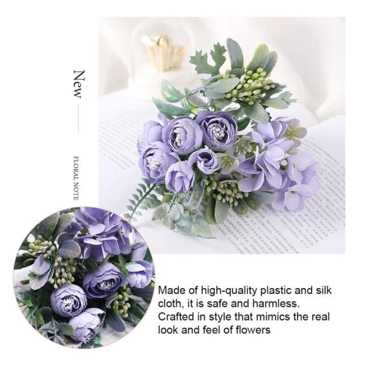 3 stuks kunstbalkonplanten, violet, zijden bloemen, camelia, planten, voor buiten, bloemstukken, , decoratieve als echt plastic boeket voor decoratie