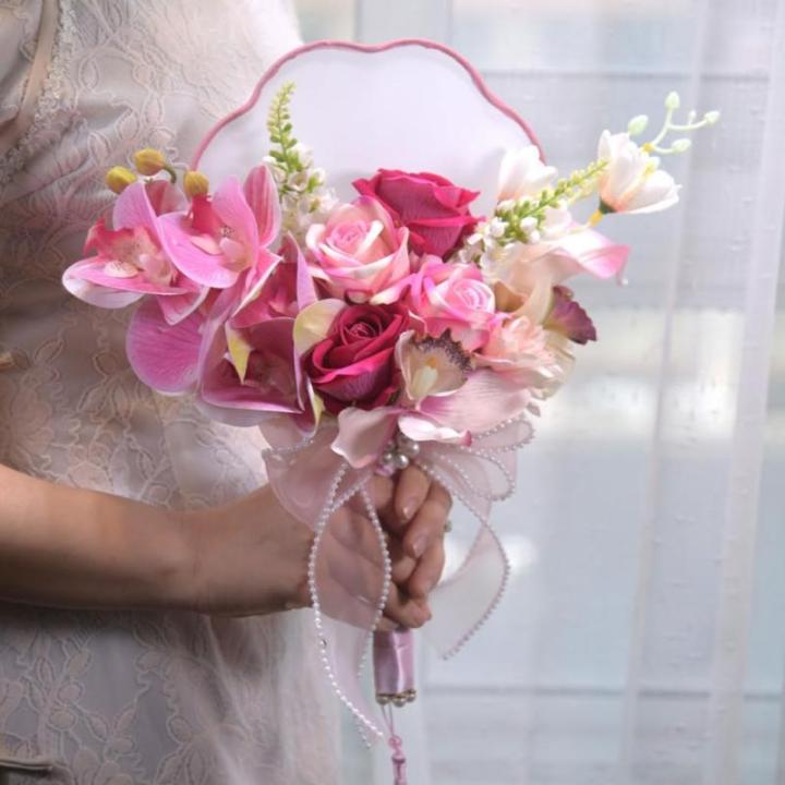 Hochzeitssträuße mit Schleife für die Hochzeit, Foto-Requisiten