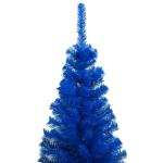 Wiederverwendbar Künstlicher Weihnachtsbaum Beleuchtung und Kugeln 120 cm H Christmas Tree Halloween Weihnachtsbaum Tannenbaum Weihnachtsdeko Christbaum Kunstbaum PVC und Stahl Bl