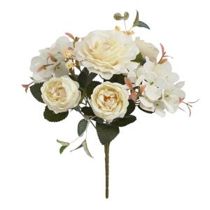 Künstliches Blumenarrangement ,Künstlicher Blumens Seidenstrauß, künstliche Pfingstrosen mit Stiel, künstliche Frühlingsblumen for die Vase, for Zuhause, Büro, Küche, Tafel