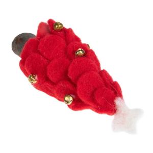 Feiertagsdekorationen Partyschmuck Weihnachtsdekorationen Weihnachtsbaumschmuck Filz Weihnachtsbaum Kleine Künstliche Fichte Dekorativer Weihnachtsbaum Desktop-schmuck Rot Gefühl