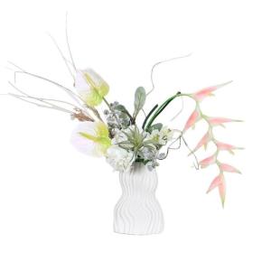 Kunstblumen Exquisites künstliches Blumenarrangement – ​​Elegante künstliche Blumen in Einer Keramikvase, 52 x 16 x 54 cm, für das Wohnzimmer für jeden Anlass