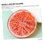 30 STK Nachahmung Einer Zitronenscheibe gefälschte Zitronenscheiben Früchte Fotorequisite künstliche früchte kaffeebecher Grapefruit-Ornamente künstliche Zitronenscheiben PVC