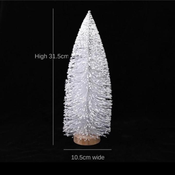 Christmas Tree Tannenbaum KüNstlich Dekoration for Den Innenbereich Mit Albero Di Natale Ovale Bianco Nevoso ChristbäUme Sztuczna(32cm)