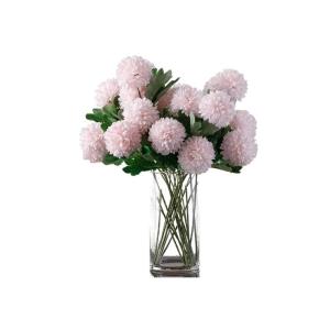Kunstblumen Künstliche Hortensien in Einer Glasvase – lebensechtes Blumenarrangement aus Seide für die Elegante Innendekoration im Wohnzimmer für jeden Anlass