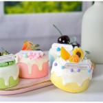 Fake Kuchen künstliche Kuchen 6 Stücke Simulation Kuchen Schöne Kuchen Lebensmittel Modelle Lebensechte Gefälschte Kuchen Hause Dekore Realistisches Essen