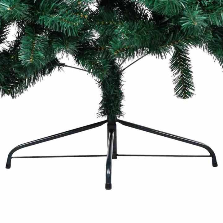 Künstlicher Halb-Weihnachtsbaum Beleuchtung Kugeln Grün 120 cmGün und Golden