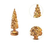Beleuchteter Tisch-Weihnachtsbaum, Weihnachtsschmuck, Nachtlicht, Nachtlampe für Kaminsims, Schlafzimmer, Fenster, Regal, Wohnzimmer, S Gold
