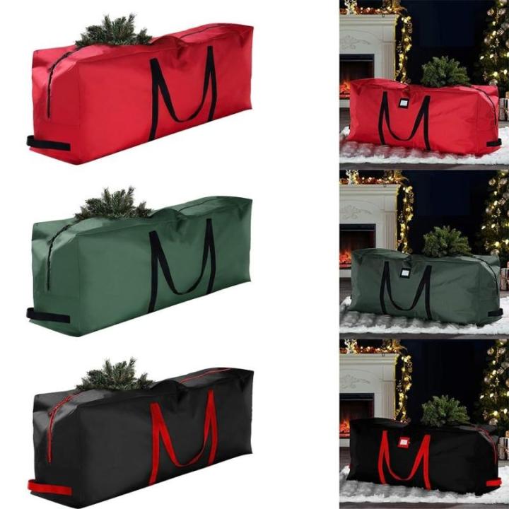 Weihnachtsbaum-Organisator, Große Weihnachtsbaum-Aufbewahrungstasche, 600D-Oxford-Stoff, künstliche Weihnachtsbaum-Aufbewahrungstasche(S Black)