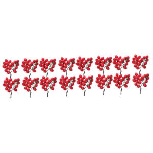 16 STK Simulierte Kirschtomaten Simulationsfrucht Simulation Kirschtomaten Gefälschte Kirschtomaten Schmücken Kirschtomatenmodell Dekorative Kirschtomaten Obst-Requisite Rot PVC
