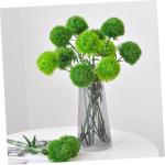 2St künstliche Pflanzenkugel Kunstpflanzen Indoor klein Buchsbaum Kugel Büro künstliche Pflanzen zimmerpflanzen falsche grüne Stiele künstliche Pflanzen drinnen Weich-PVC Gree