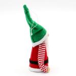 Vilt- / textiel kerstkabouter/kerstmanhulp als boomhanger/hanger in 3-delige set, afmetingen tussen 5 en 12 cm.