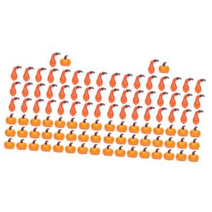 Schreibtischaufsatz 100 STK Kürbis-Ornamente Weihnachtsdeko Herbstdeko Weihnachten Kamin Schaum Halloween-Requisiten