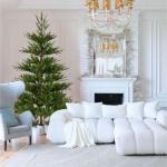 Weihnachtsbaum Künstlicher Weihnachtsbaum for Den Innen- Und Außenbereich, Saisonale Dekoration for Ihr Zuhause Christbaum(1.8m)