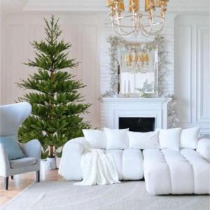Weihnachtsbaum Künstlicher Weihnachtsbaum for Den Innen- Und Außenbereich, Saisonale Dekoration for Ihr Zuhause Christbaum(1.5m)