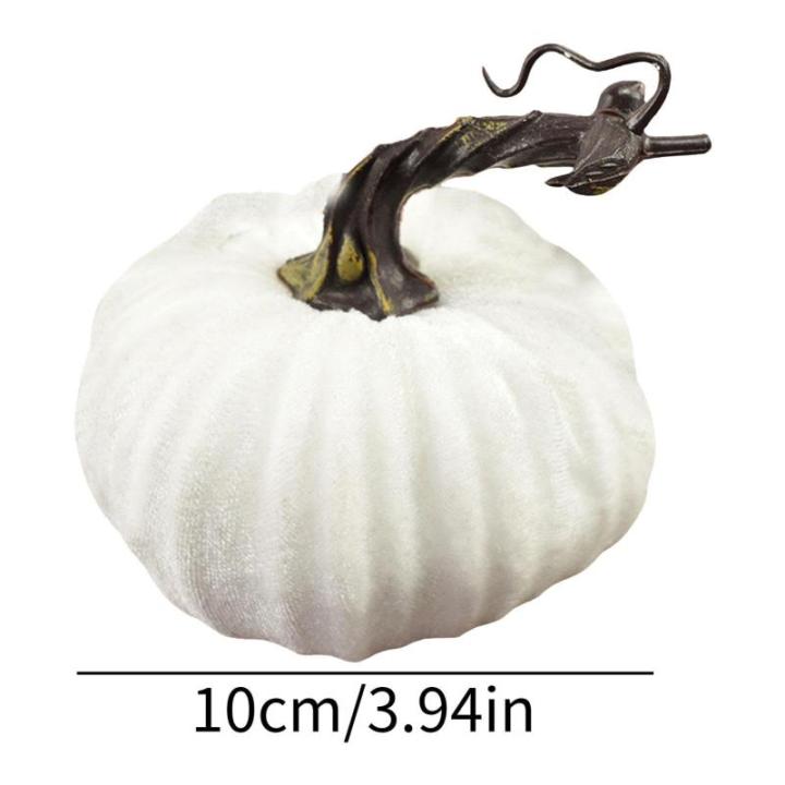 Künstliche Kürbisse, Samtkürbisse - Dekorativer Kunstschaum- | 10 cm/3,9 Zoll Handgefertigte Herbsternte-Gemüse-Für Foto-Requisiten
