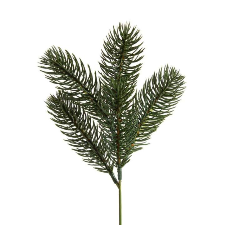 Kunstdennentak/kersttak in spuitgietprocedé, vervaardigd met 5 tips (10 stuks)