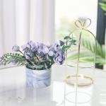 Kunstbloemen in pot, kunstbloemen als echte valse hortensia, zijden bloemen voor bruiloftsdecoratie, tafeldecoratie, woonkamer, slaapkamer, kamerdecoratie