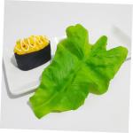 3 Sätze PVC-Salat Hochzeitsdekoration Hochzeitdeko Salattrappe Gemüseprop Salatmodelle Künstliches Salatblatt Grün Künstlicher Salat Künstliche Salatverzierungen Green 2 Stü