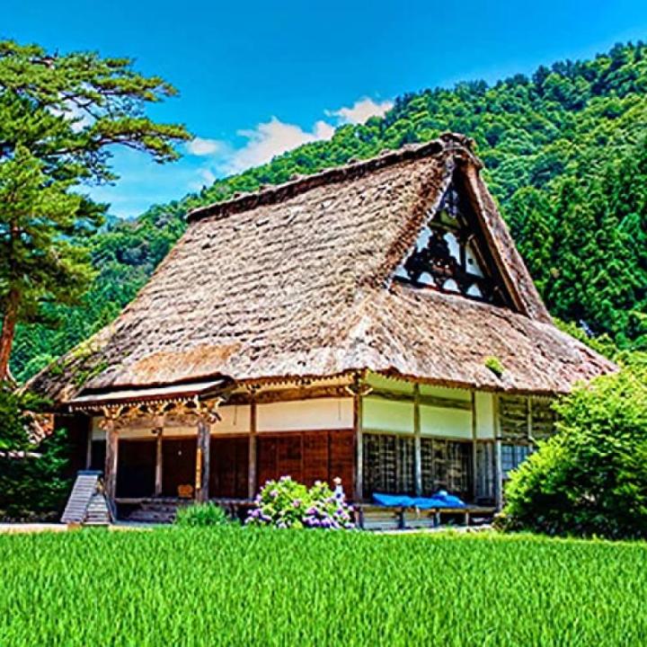 Simulatie strobaksteen dak kunstmatige stro stro tegels plam, decoratie stro dak voor Tiki-hutten bar tuin terras dek paviljoen muur (grootte: 6 stuks, oud stro)