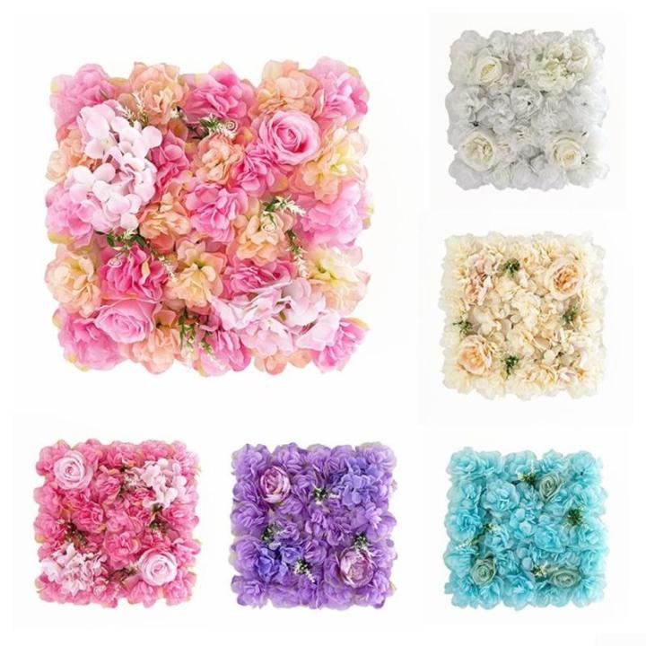 Stilvolle Kunstblumen-Wandpaneel für Hochzeiten, Partys und Heimdekor-Design (17#)